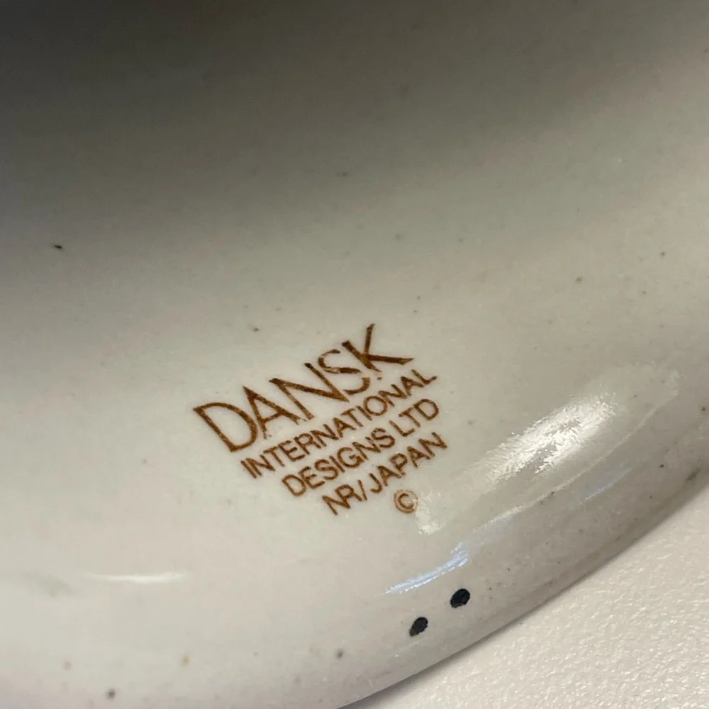 Dansk International Designs LTD NR/ Japan Blue Striped Ceramic Utensil Holder